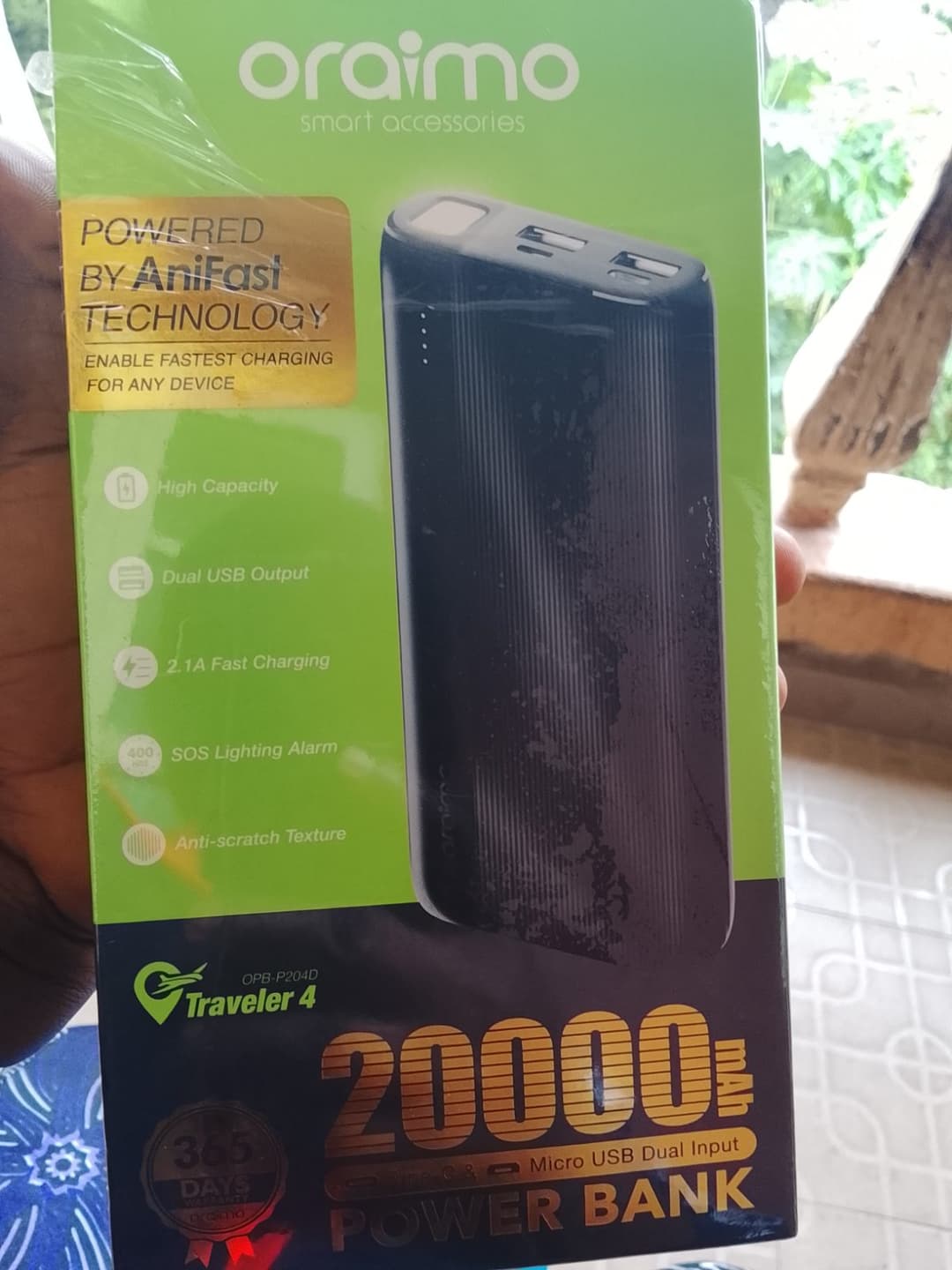 Oraimo power bank 20000mAh